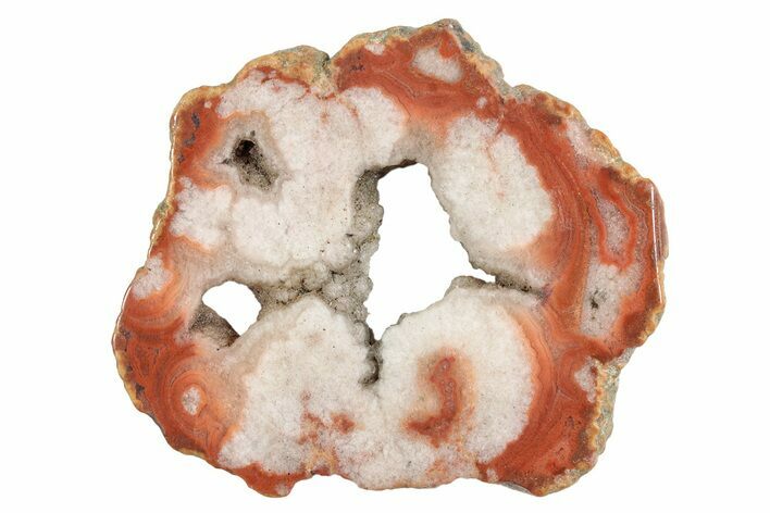 Polished Potato Agate Slice - England #283067